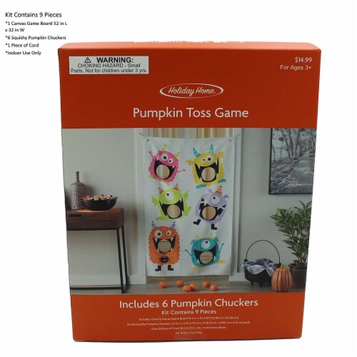 Holiday Home® Pumpkin Toss Game Perspective: left
