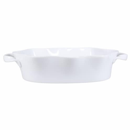 Dash of That Wavy Oval Baker Perspective: left