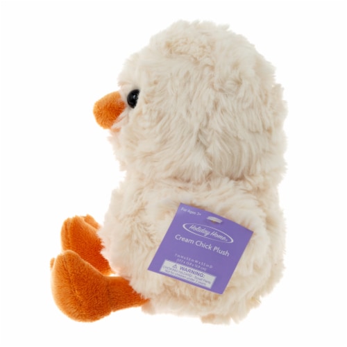 Holiday Home® Easter Chick Plush Toy -  Cream Perspective: left