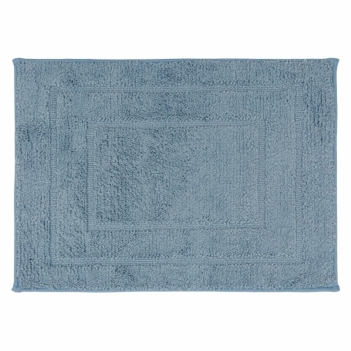 HD Designs Mohawk Home Bath Rug - Ashley Blue Perspective: left