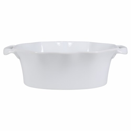 Dash of That Wavy Deep Oval Baker Perspective: left