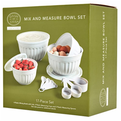 Tabletops Unlimited® DOT Essentials Mix & Measure Bowl Set Perspective: left