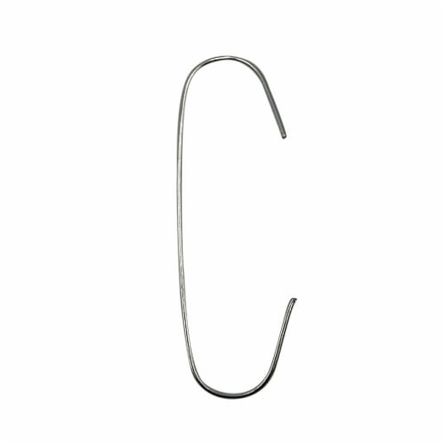 Holiday Home® Ornament Hooks - Silver Perspective: left