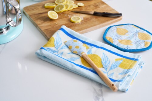 SDS for HD Designs Lemons in a Line Kitchen Towels Perspective: left