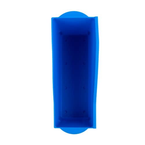 Magazine Holder Blue Perspective: left