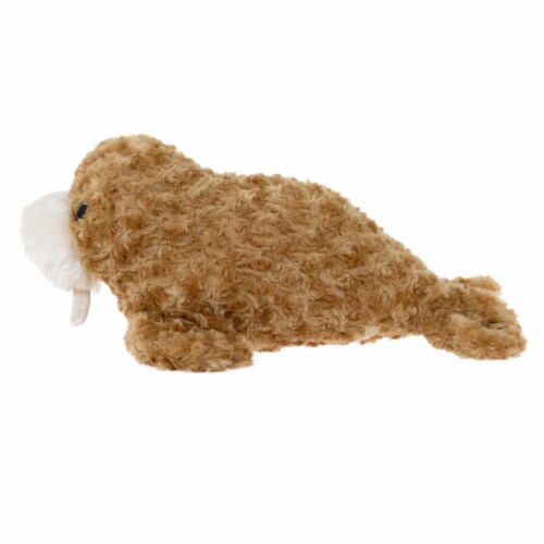 Holiday Home Walrus Plush - Brown Perspective: left