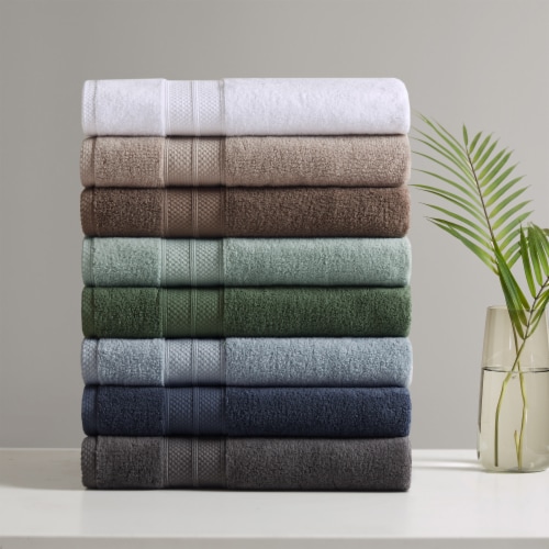 Modavari Turkish Bath Towel - Sage Perspective: left