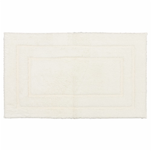 Mohawk Home Bath Rug - White Perspective: left