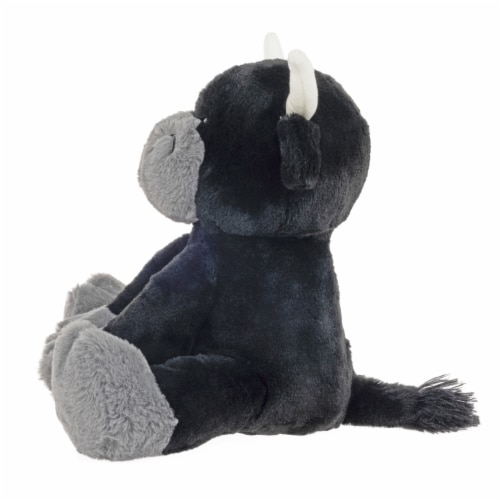 Holiday Home Cow Plush - Black/Grey Perspective: left