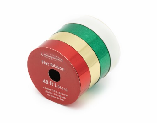 Holiday Home Winter Wishes Flat / Curl Ribbon Perspective: left