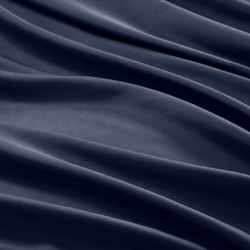 Modavari Bamboo King Pillowcase Set- Blue Perspective: left