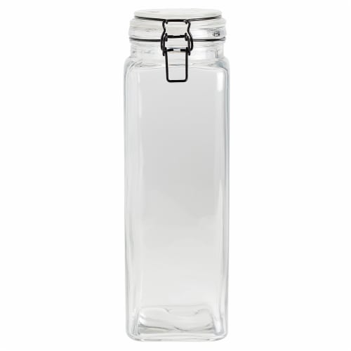 Dash of That Essentials Glass Clamp Jar - Set of 4 Perspective: left