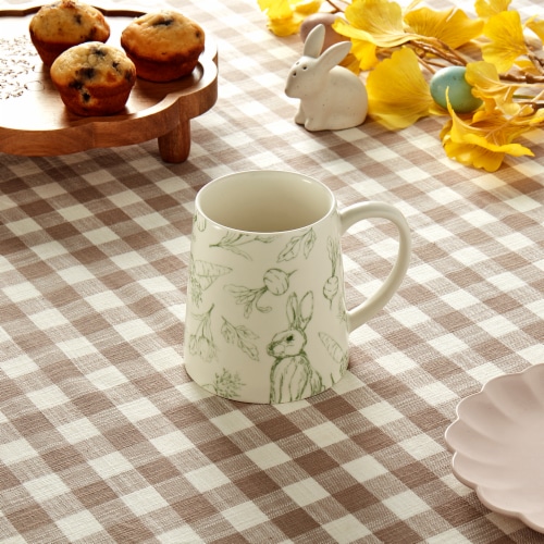 Sewing Down South Ceramic Mug - Garden Party Perspective: left