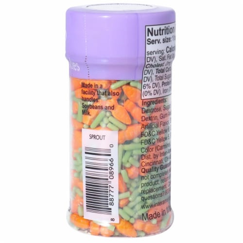 Holiday Home® Easter Mix Sprinkle Bottle - Carrot Perspective: left