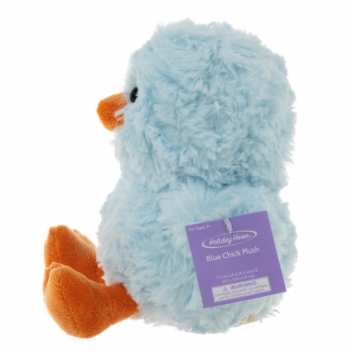 Holiday Home® Easter Chick Plush Toy - Blue Perspective: left