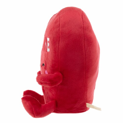 Holiday Home Heart Plush - Red Perspective: left