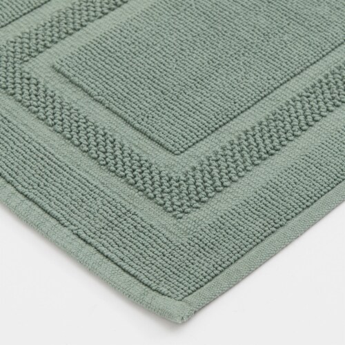HD Designs Antimicrobial Bath Rug - Lilypad Perspective: left