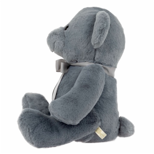 Holiday Home Teddy Bear Plush - Grey Perspective: left