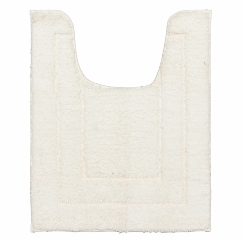 HD Designs Signature Contour Bath Mat - White Perspective: left