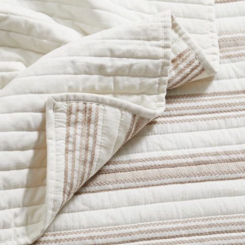 SDS for HD Designs Vanilla Ice Quilt - Taupe Perspective: left