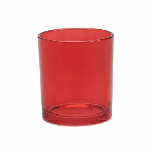 Holiday Home Christmas Tree and Red Tint Drinking Cup - Set of 2 Perspective: left