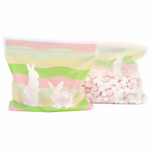 Holiday Home® Easter Resealable Treat Bags - Easter Stripe Perspective: left
