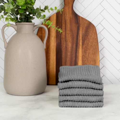 Everyday Living® Solid Barmop - Charcoal Perspective: left