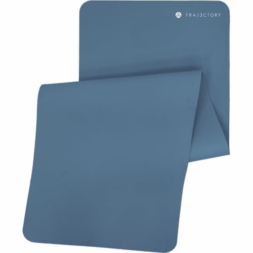 Trajectory® No-Slip Yoga Mat - Coronet Blue Perspective: left