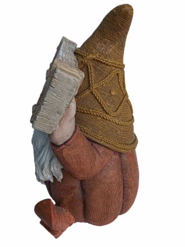 Holiday Home 17.5" Grateful Gnome Garden Decor Perspective: left