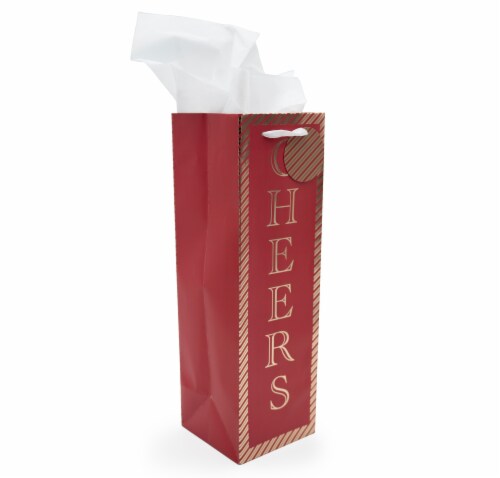 Holiday Home Wine Bag - Cheers Perspective: left
