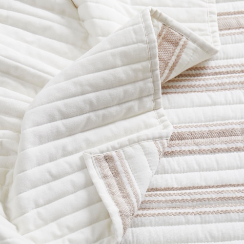 SDS for HD Designs Vanilla Ice Quilt - Taupe Perspective: left