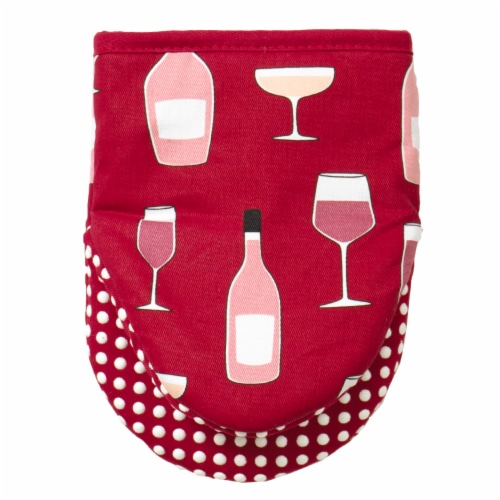 Everyday Living Grabber Oven Mitt - Wine Perspective: left