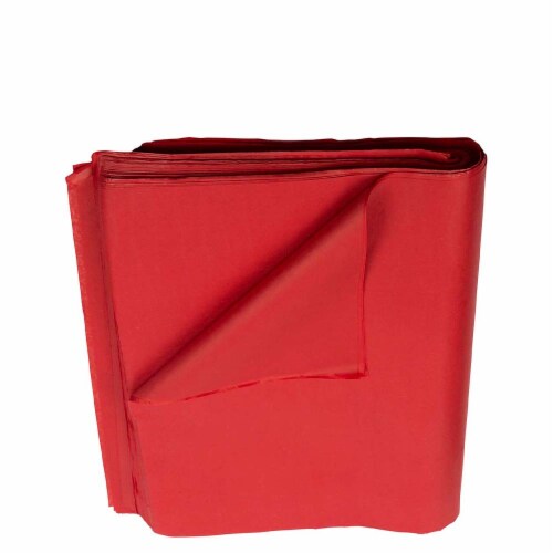 Holiday Home Solid Red / White Gift Tissue Perspective: left