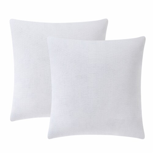 Everyday Living Textured Woven Decorative Pillow - 2 Pack Tofu Perspective: left