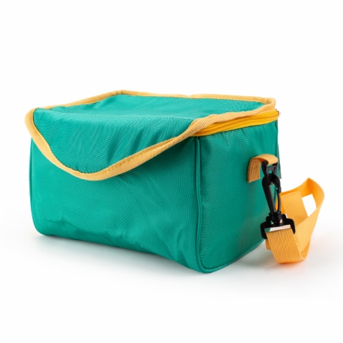 Everyday Living Cube Lunch Bag - Teal Perspective: left