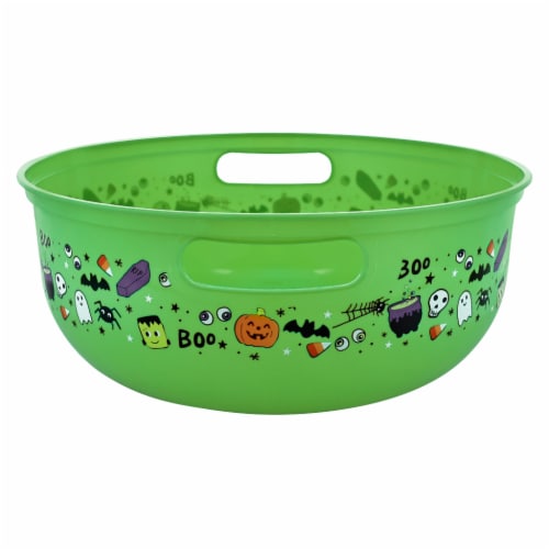 Holiday Home Halloween 12 Inch Treat Bowl - Boo Bash Perspective: left