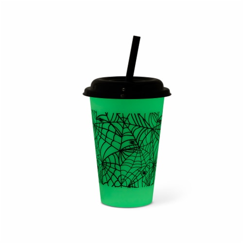 Holiday Home 6 Pack Glow In The Dark Tumblers - Webs Perspective: left