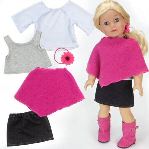 Sophia's 11 Piece Spring Set for 18 Dolls, Pink/Black, 1 - Smith’s Food ...