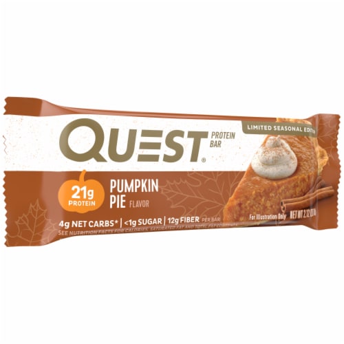 Quest® Pumpkin Pie Protein Bars Perspective: left