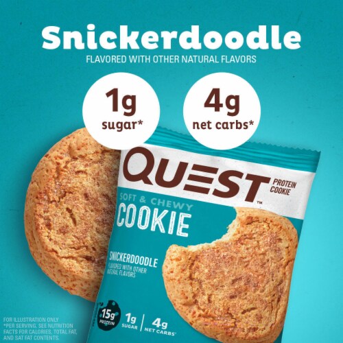 Quest Snickerdoodle Protein Cookie Perspective: left