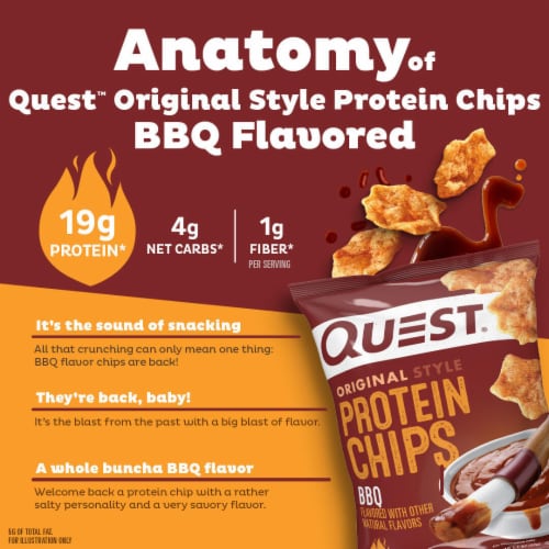 Quest® BBQ Tortilla Protein Chips Multipack Perspective: left