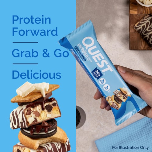 Quest™ Overload Cookie Commotion Protein Bar Perspective: left