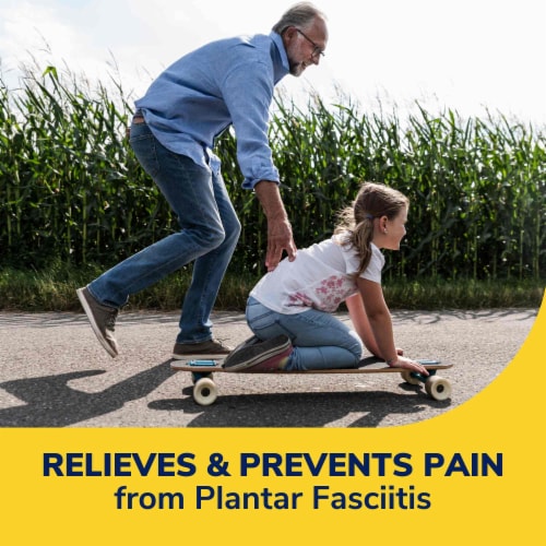 Dr. Scholl's® Pain Relief Plantar Fasciitis Men's Insoles Perspective: left