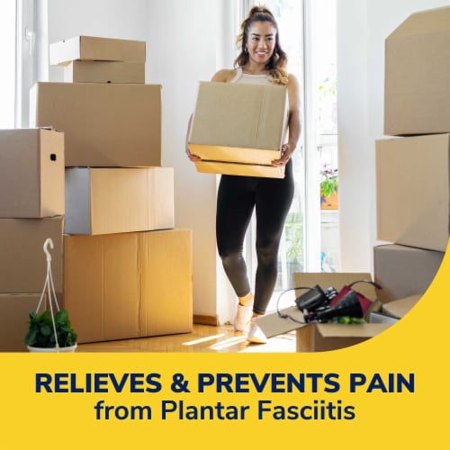 Dr. Scholl's® Pain Relief Orthotics for Plantar Fasciitis Women's Insoles Perspective: left