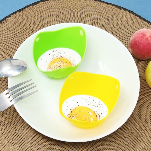 Silicone Non-stick Egg Poachers, Poached Egg Cups for Steaming Microwaving  Boiling, 2 Pieces - Fry's Food Stores