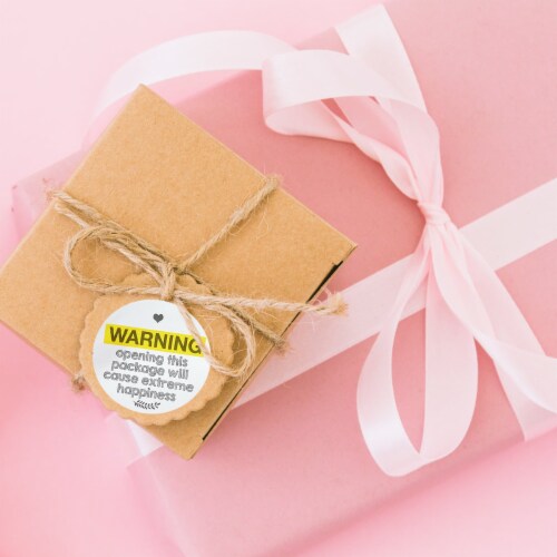 Wrapables 1.5  Yellow Extreme Happiness Warning Small Business Thank You Stickers Roll 500pcs Perspective: left