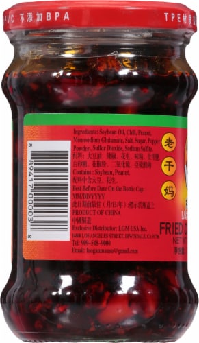 Lao Gan Ma® Fried Chili in Oil Perspective: left