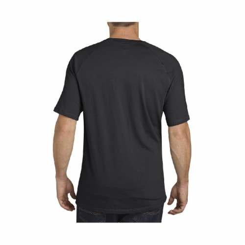 Dickies Mens Temp-iQ™ Performance Cooling T-Shirt - Black Perspective: left