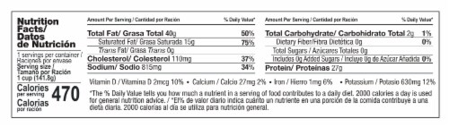 Chata Chilorio Shredded Seasoned Pork Meat Perspective: left