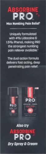 Absorbine jr.® Pro™ Pain Relief Roll On Lidocaine + Phenol Perspective: left